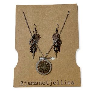 Steampunk Mix & Match Necklace and Earring Set